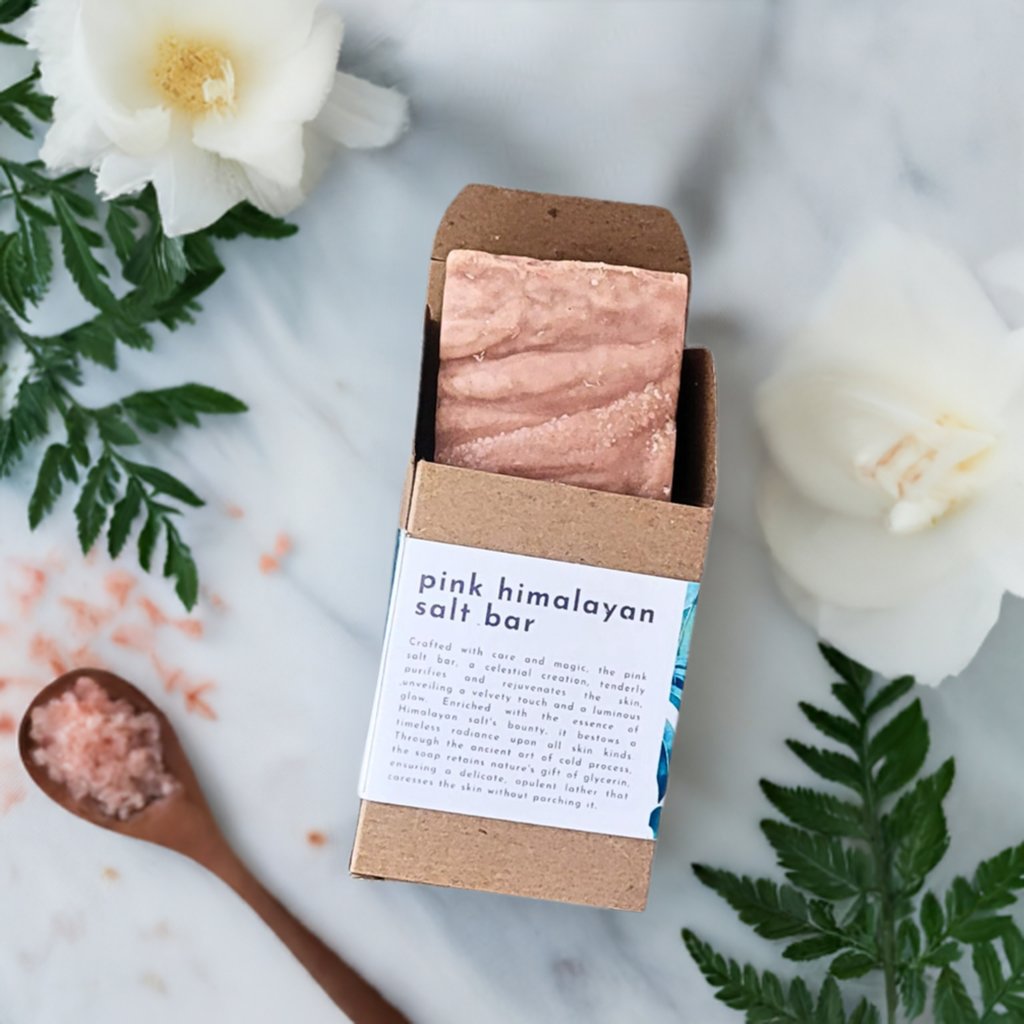 Pink Himalayan Salt and Shea Soap, Cold Process-1